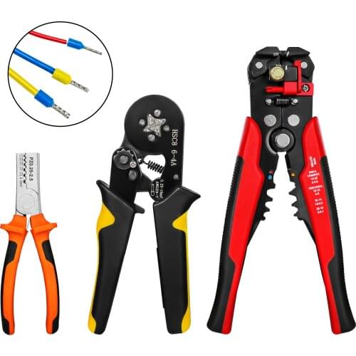 Tool Set Stripper With Crimping Plier Trerminal Crimped Multifunctional Use Home Essentials Insulation Handle