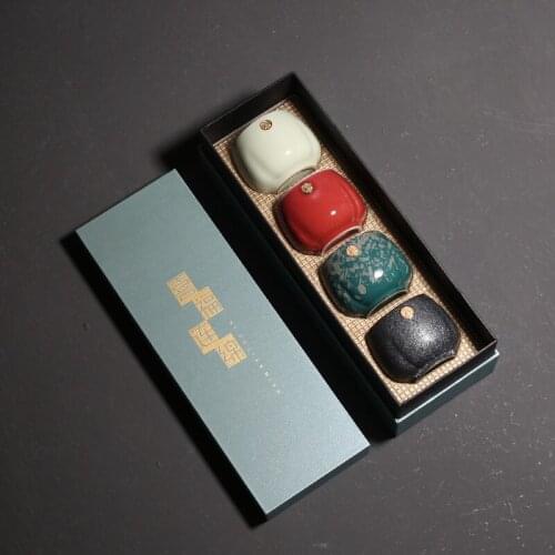 Retro Coarse Pottery Kiln Teacups Japanese Style Kung Fu Master Cup Creative Pigmented Tea Bowl Office Water Mug Drinkware