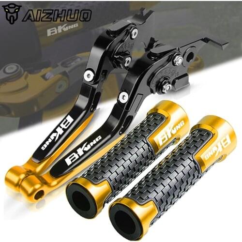 Motorcycle Clutch Brake Levers CNC Aluminum Adjustable Handlebar Hand Grips FOR SUZUKI BKING B-KING 2008 2009 2010 2011 2012