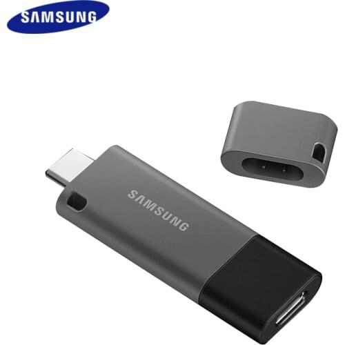 SAMSUNG DUO Plus USB 3.1 Type C Flash Drive 256GB 128GB 64GB 32GB Memory Stick With Type A Adapter U Disk For Tablet/Phone