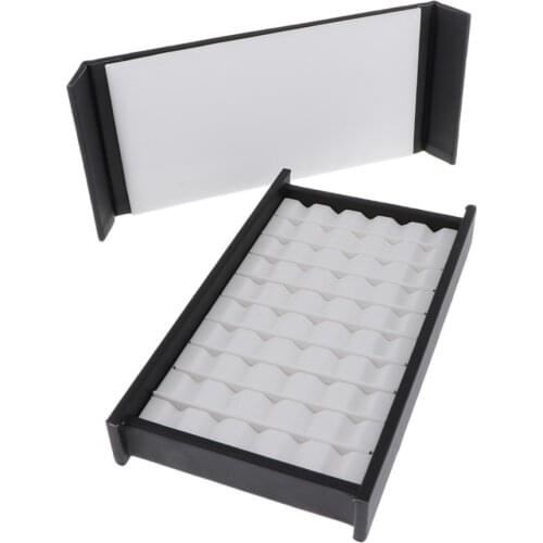 50 Grids 10 Row Gem Display Box Storage Case For Gemstones Diamond Jewelry