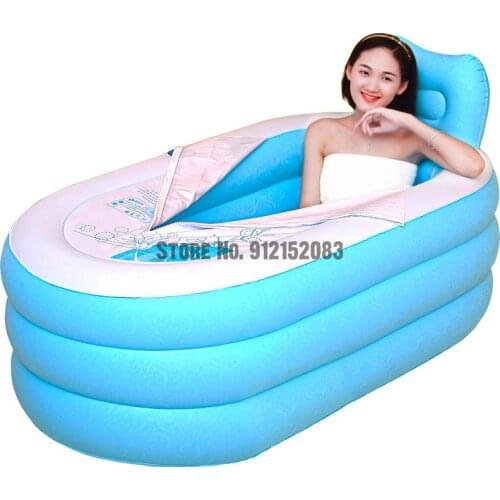 Shulikang Inflatable Bathtub Thickened Adult Bathtub Foldable Bathtub Single Small Family Adult Bathtub Household