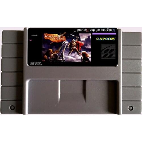 High Quality 16 Bit Knights of The Round NTSC Big Gray Game Card For USA Version Game Player