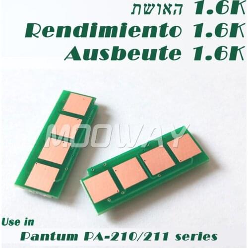 1.6K Toner chip and OPC PCR DR for Pantum P2207 P2500W P2505 P2200 M6200 M6500 M6505 M6550 M6600 PA-211E PA-210E PA-210 PA-211