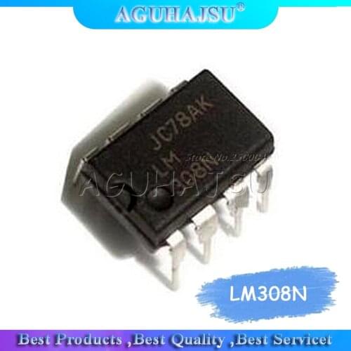 10PCS LM308N DIP8 LM308 DIP 308N DIP-8