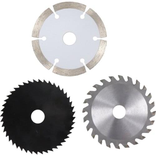 3Pcs/Set 5*15 HSS Diamond Alloy High Speed Steel Saw Blade Stone Slice Slotted Blade Ceramic Tile Saw Blade CNC Cutter