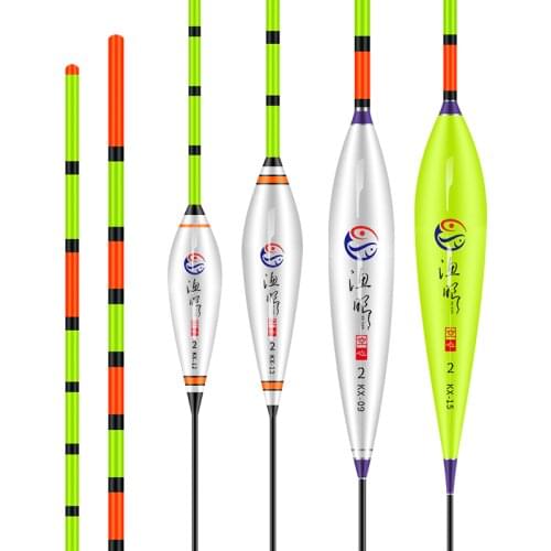3pcs Bottom Vertical Buoy Fishing Float Hard Tail Sports Fishing Supplies Balsa Boya Flotador Carp Fishing Tackle with Box