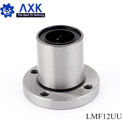 Free Shipping 4pcs/lot LMF12UU 12mm flange linear ball bearing for 12mm linear shaft CNC