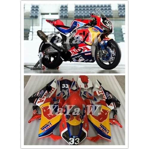 Injection New ABS Full fairings kit Fit For HONDA CBR1000RR 2017 2018 2019 2020 Red Cow HONDA CBR1000RR 2017 2018 2019 2020
