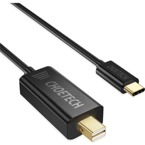 CHOETECH USB C to Mini DisplayPort Cable 5ft USB Type C to Mini DP 4K 60Hz Active Cable For MacBook Pro,Galaxy Note 8/S9/S8 Plus