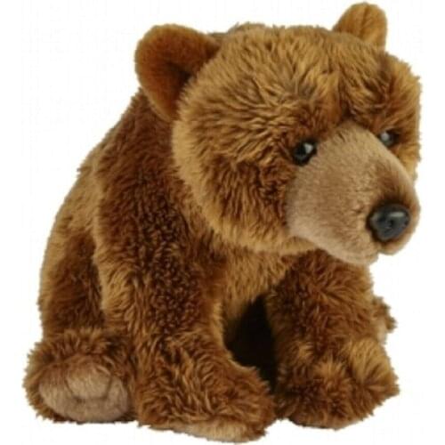 Bear Home Decoration Plush Toy Brown Bear 28CM Plush Animal Beautiful Soft Plush Stuffed Animal