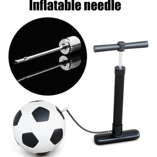 3pcs Metal Inflatable Pump Pin Needle Stainless Steel Inflatable Needle for Football Soccer Basketball Air Valve Adaptors