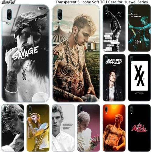 Hot MGK Machine Gun kelly Soft Silicone Phone Case for Huawei Mate 10 20 Lite Pro Enjoy 9S Y9 Y7 Y6 Y5 2019 2018 Pro 2017 Cover