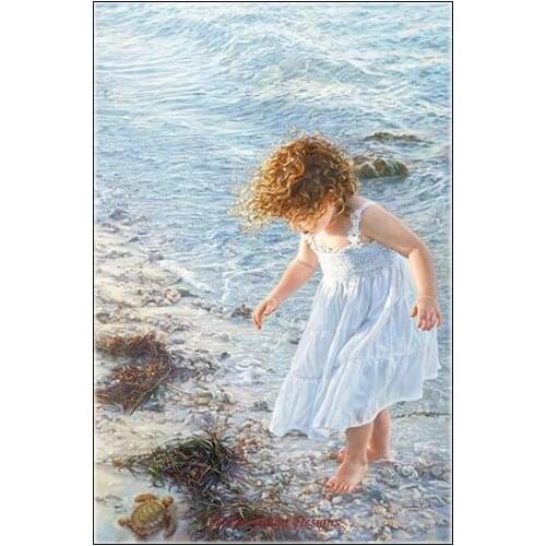 Counted Cross Stitch Kits Needlework Embroidery - Crafts 14 ct Aida DMC Color DIY Arts Handmade Home Decor - Exploring