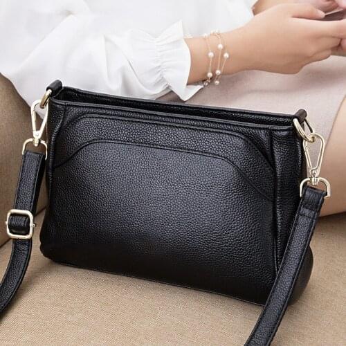 Genuine Leather Shoulder Bags for Women Luxury Handbag Fashion Ladies Crossbody Bag Female Party Totes Purse bolsa feminina