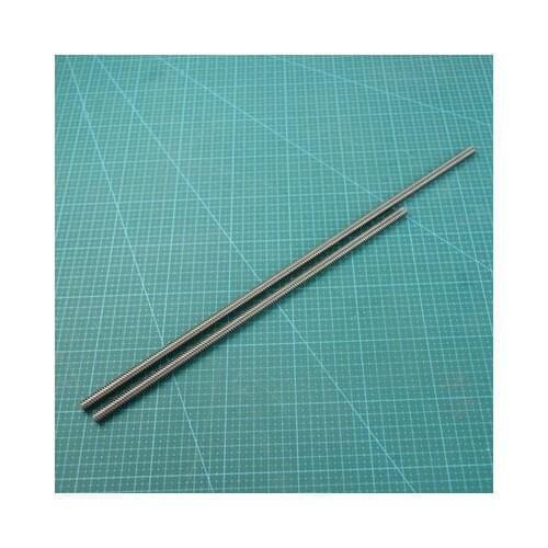 SUS304 Stainless Steel Leadscrew 550mm Tr8*4 with Brass Nuts