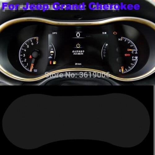 TOMMIA For Jeep Grand Cherokee 14-17 Screen Protector HD 4H Dashboard Protection Film Anti-scratches Car Sticker