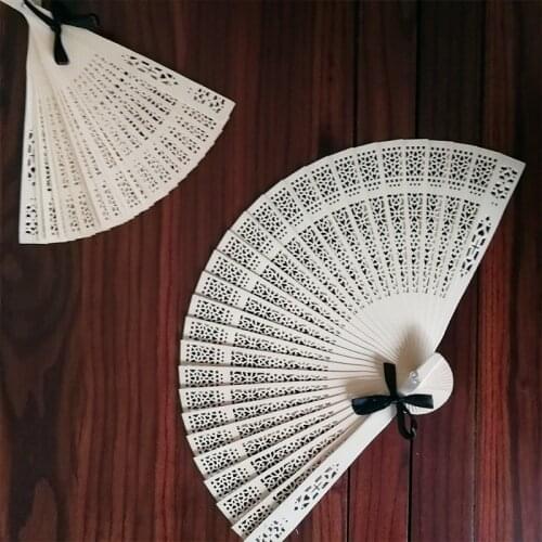 50Pcs Engraved Sandalwood Hand Fan for Wedding,Personalized Wooden Fan Wedding Favor,Custom Folding Hand Fans,Bridal Shower Gift