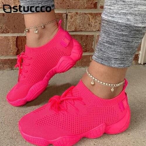Woman Vulcanize Shoes Air Mesh Sneaker for Women Shoes Summer Breathable Platform Casual Fashion Sport Plus Size 44 Women Shoes