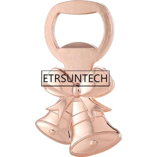 100pcs Christmas Bell Bottle Opener Merry Christmas Party Decoration Ornaments Xmas Favors Gifts Presents