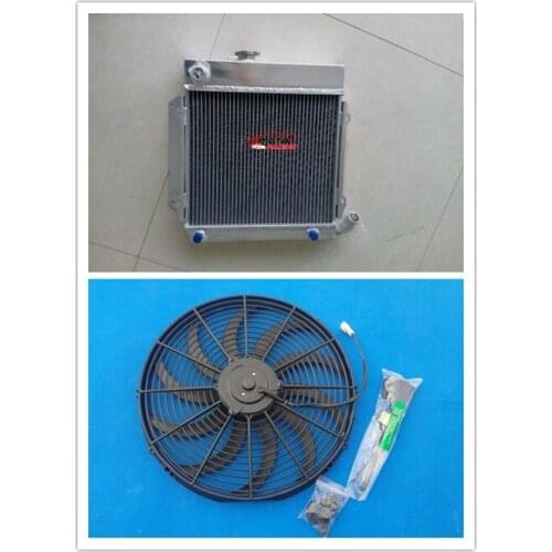 42MM All Aluminum Radiator+FAN For BMW E10 2002/1802/1602/1600/1502 TII/TURBO AT/MT
