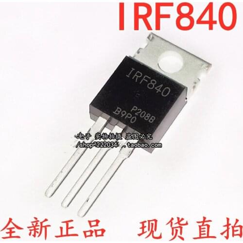50PCS-100PCS IRF840PBF TO-220 IRF840 840 TO220 N channel FET 8A 500V new original