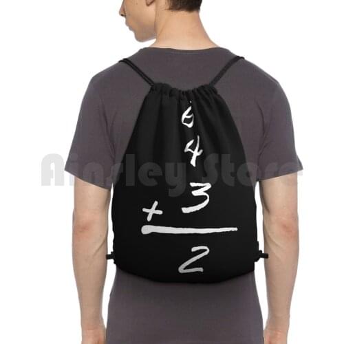 6 4 3 2 Simple Math Baseball Funny Backpack Drawstring Bag Riding Climbing Gym Bag 6 4 3 2 Baseball 6432 Baseball