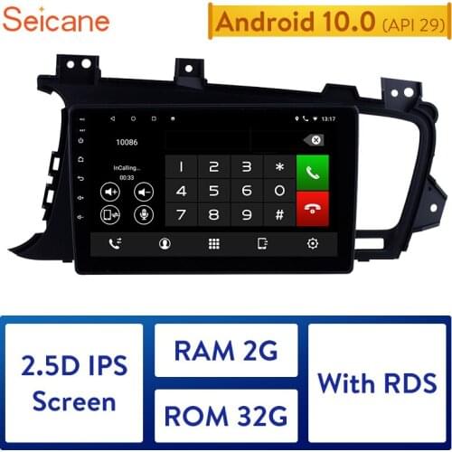 Seicane 9 inch Android 10.0 Car Stereo GPS Radio Multimedia Player for 2011 2012 2013 2014 Kia k5 Left Hand Drive with 2GB RAM