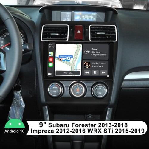 9” Car Radio Central Multimedia Player Stereo GPS Android 10 For Subaru Forester 2013-2018 Impreza 2012-2016 WRX STi 2015-2019