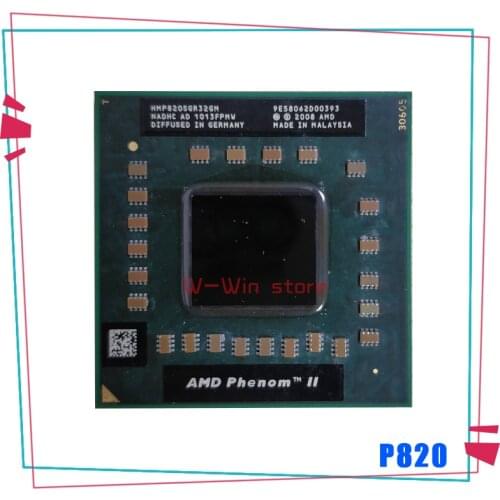 AMD Phenom II Triple-Core Mobile P820 1.8 GHz Three-Core Three-Thread CPU Processor HMP820SGR32GM Socket S1