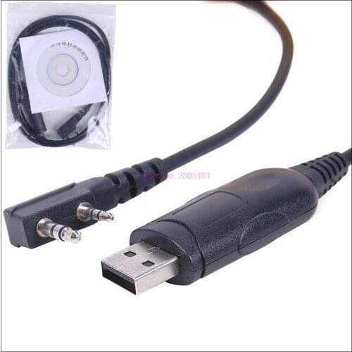 By DHL or EMS 200 pieces Two way Radio USB Programming Cable for Baofeng UV-5R/UV-B5 / UV-B6 /BF-888S/BF-666S/UV-3R+plus