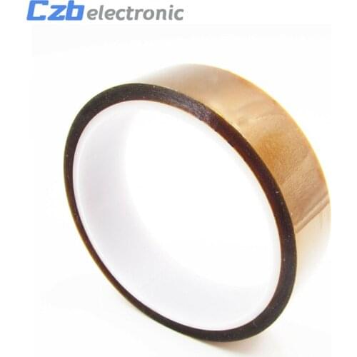25mm x 30M Tape Sticky High Temperature Heat Resistant Polyimide