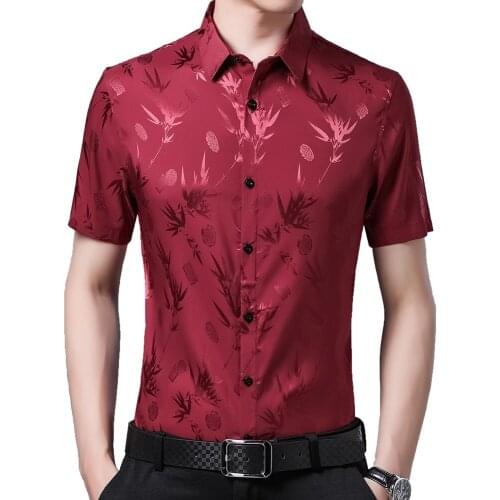 2021 Designer Fashion Summer Short Sleeve Mens Clothing Luxury Print Shirt for Men Shirts Vintage Streetwear Jerseys Dress 1017