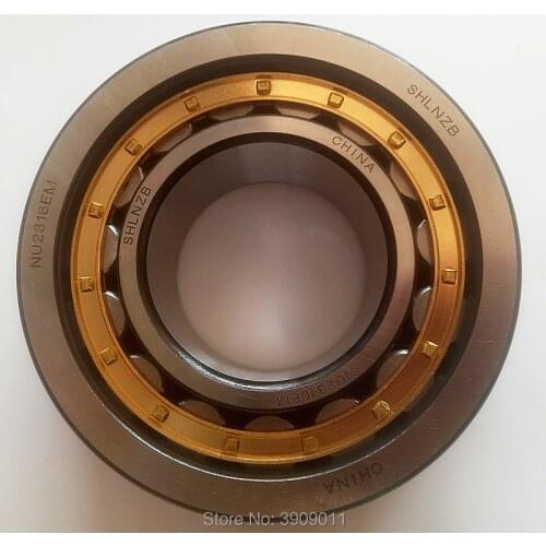 SHLNZB Bearing 1Pcs NU221 NU221E NU221M C3 NU221EM NU221ECM 105*190*36mm Brass Cage Cylindrical Roller Bearings