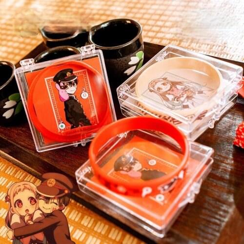 Dropship Toilet-bound Hanako-kun Sport Wristband Anime Figures Cosplay Prop Rubber Silicone Bracelets 3D Print Wrist Bands Party