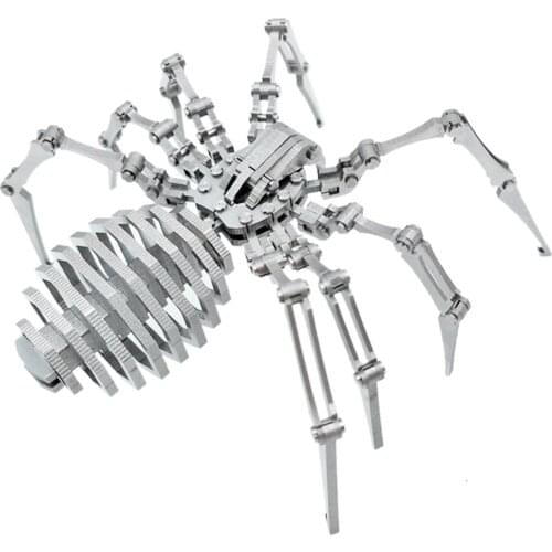 DIY Assemble Model Kit 3D Stainless Steel Assembly Detachable Model Puzzle Home Ornaments Best Gift 2019 - Spider King