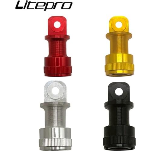 Folding Bike Quick Release Pedal Mounting Seat Bicycle MKS QR Aluminum Alloy Buckle Head For Brompton