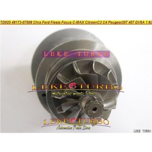 Free Ship Turbo Cartridge Chra TD02 49173-07508 49173-07503 49173-07507 For FORD Fiesta C-MAX C3 C4 Peugeot 307 407 DV6A 1.6L