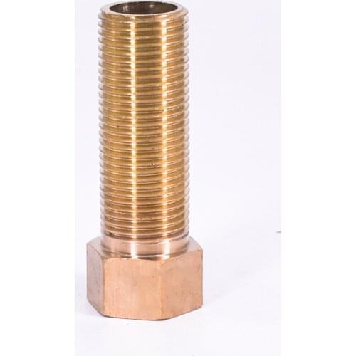 Bushing 1/2" BSP Male x Female Coupling Brass Pipe Fitting Connector Joint Adapter Length 70mm