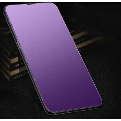 Anti-Blue Matte Tempered Glass For OPPO Reno Z 2Z 10X Zoom Frosted Purple Light Screen Protector Eye-Protective Ultra-thin Film