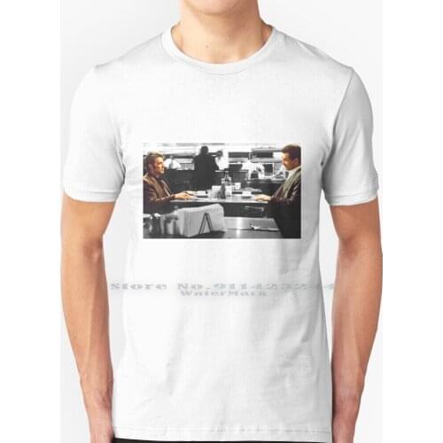 Heat : The Coffee Shop Scene T Shirt 100% Pure Cotton Heat Deniro Pacino Robert Al Coffee Scene Movie Classic Michael Mann