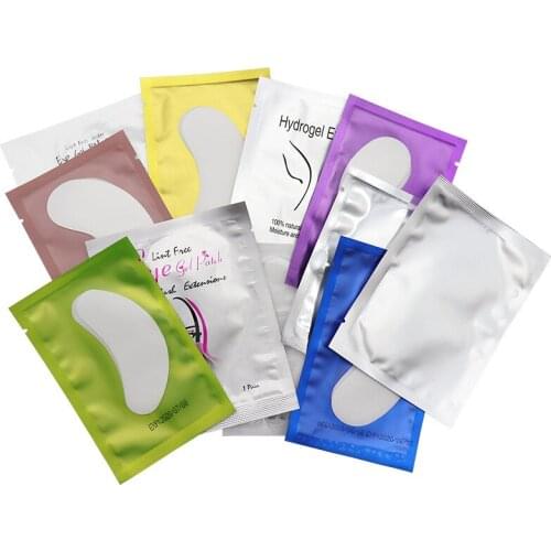 200 pairs Paper Patches Eyelash Under Eye Pads Eyelash Extension Pillow Sticker Lint Free Tips Sticker Wraps Make Up Tools