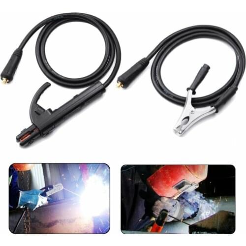 200A Groud Welding Earth Clamp Clip Set for MIG TIG ARC Welding Machine 1.5M Cable 10-25 Plug
