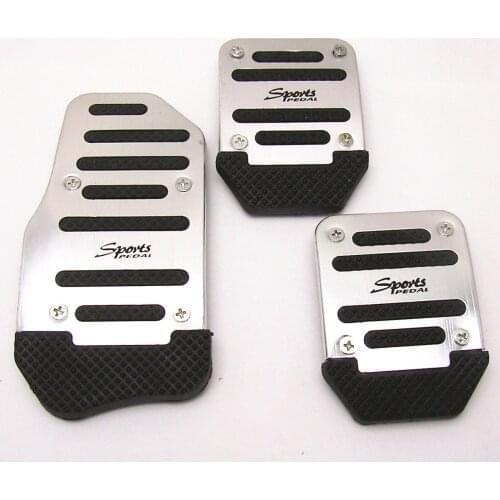 3 Pcs/SET Nonslip Car Auto Vehicle Accelerator Brake Clutch Foot Pedal Mat Pad Cover
