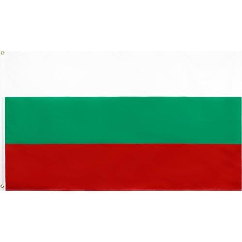 3x5ft Stock White Green Red BG Bulgarian Bulgaria Flag