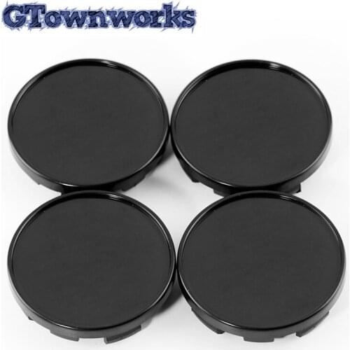 4pcs 55mm Flat Wheel Center Cap Tire Rims Hub For Car Hubcap Dust Cover #6LL601171 Accessories