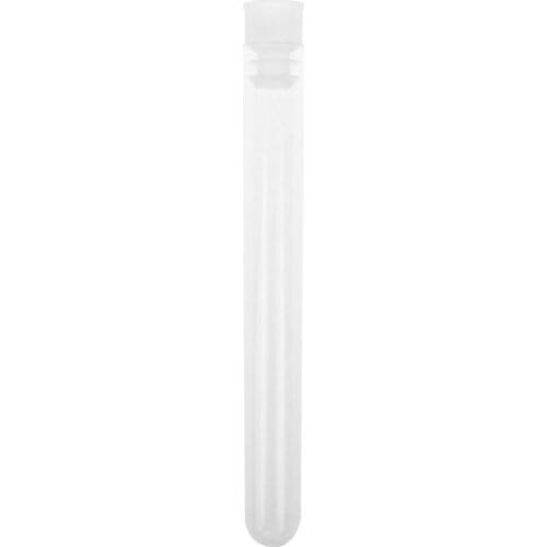 50Pcs/Pack 12x100mm Transparent Laboratory Clear Plastic Test Tubes Vials With Push Cap School Lab Supplies New