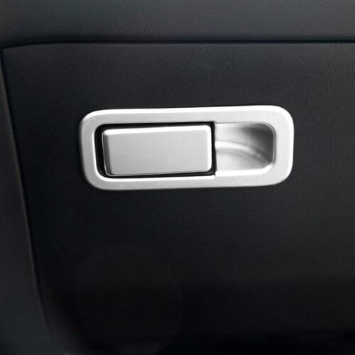 ABS Matte For Kia Sportage 2017 2018 Interior Glove Box Cover Door Handle Catch Trim Center Console Overlay Bezel car styling
