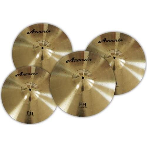 Arborea FH series 14'hihat+16'crash+20'ride cymbal for drummer handmade cymbal