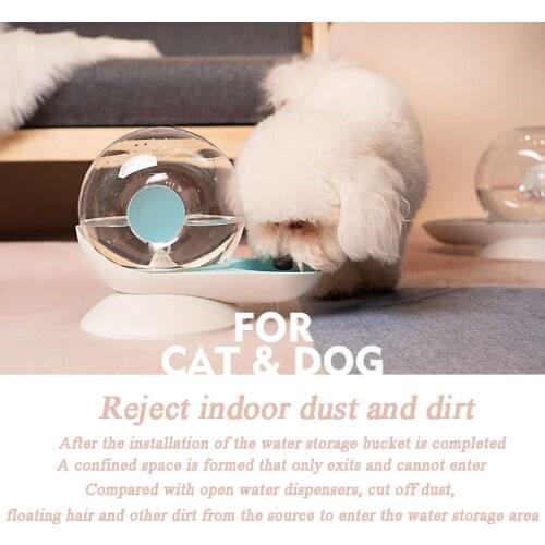 Automatic Pet Cat Dog Drinking snails Bowl Water Feeding Filter 1.8L Automatic Puppy Supplies Water Bottle Cat Food Container